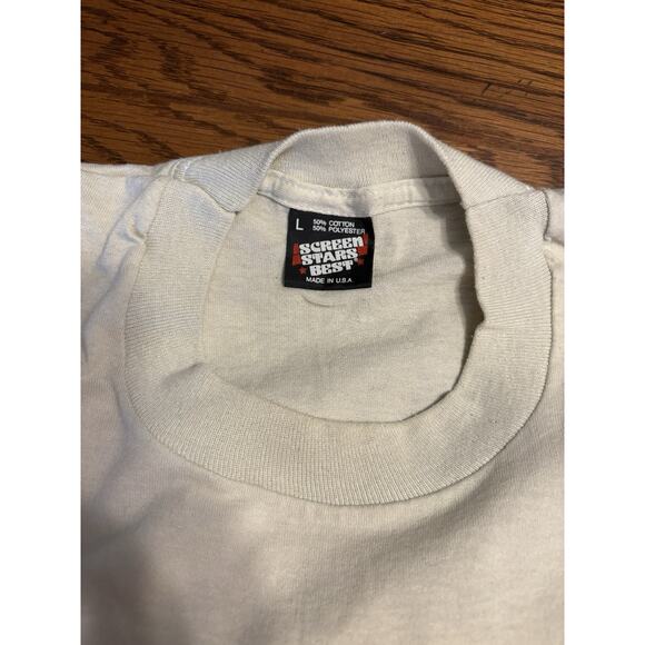 Vintage 1993 Valentines DayPNC Bank Heath Fair T Shirt Sz Lg Screen Stars Best - Picture 4 of 6